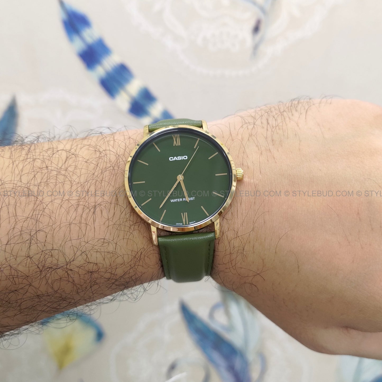 Casio Standard Golden Belt Watch MTP-VT01GL-3BUDF