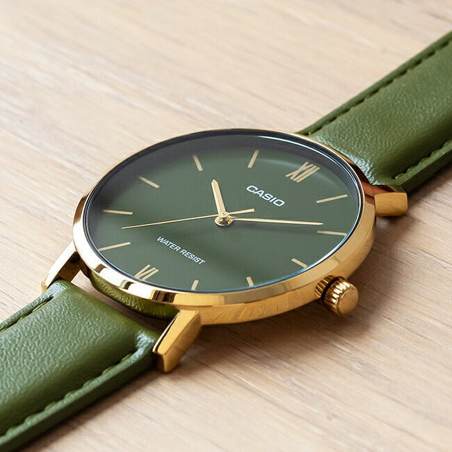 Casio Standard Golden Belt Watch MTP-VT01GL-3BUDF