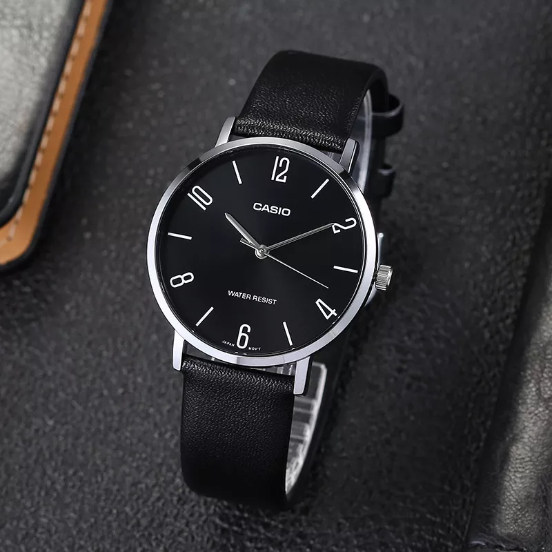 Casio Standard Belt Watch MTP-VT01L-1B2UDF