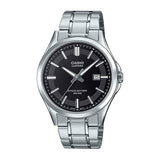 Casio Enticer Sapphire Date Stainless Steel Chain Watch MTS-100D-1AVDF