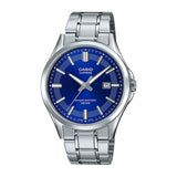 Casio Enticer Sapphire Date Stainless Steel Chain Watch MTS-100D-2AVDF