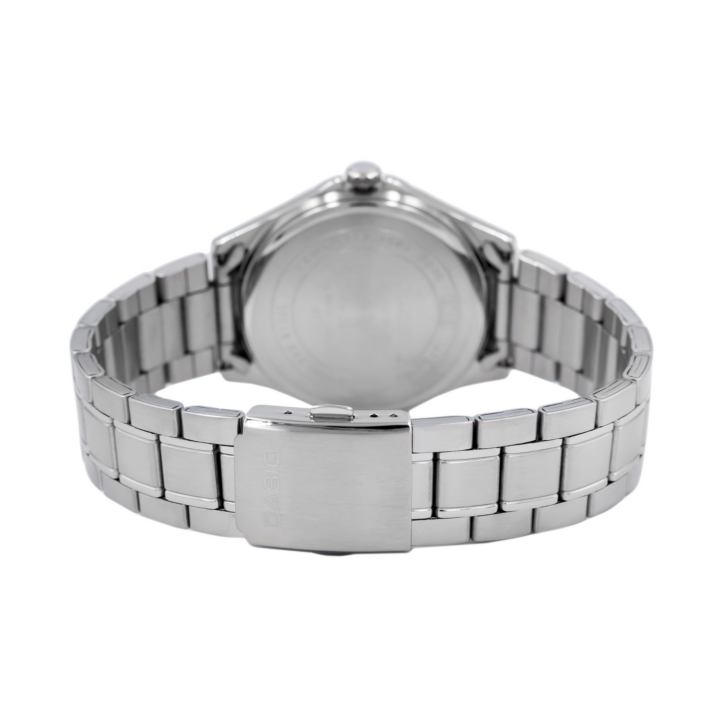 Casio Enticer Sapphire Date Stainless Steel Chain Watch MTS-100D-2AVDF