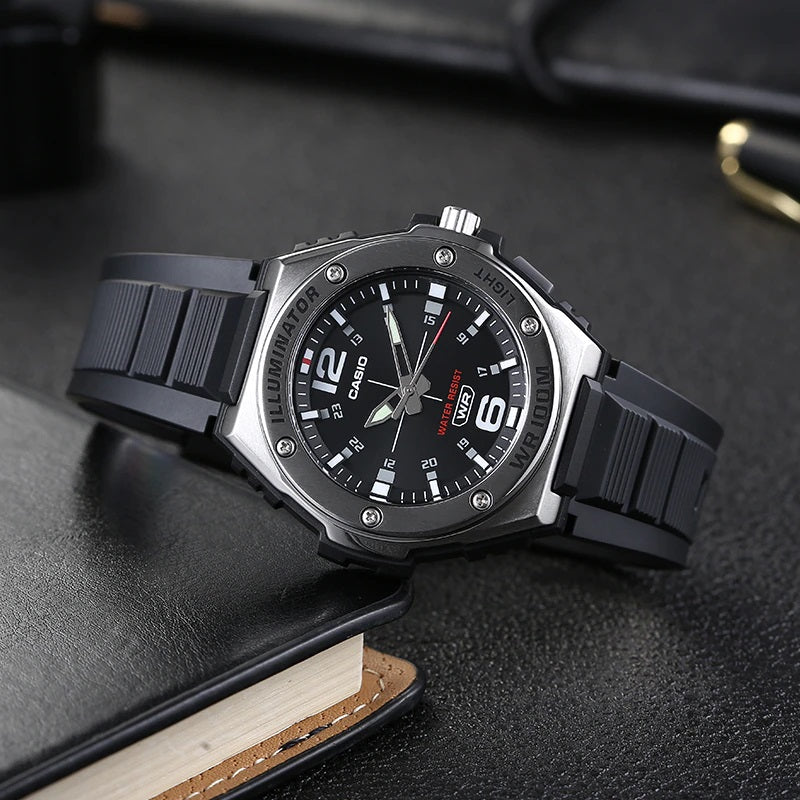 Casio Youth Illuminator Resin Belt Watch MWA-100H-1AVDF