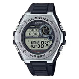 Casio Standard Illuminator Digital Resin Belt Watch MWD-100H-1AVDF