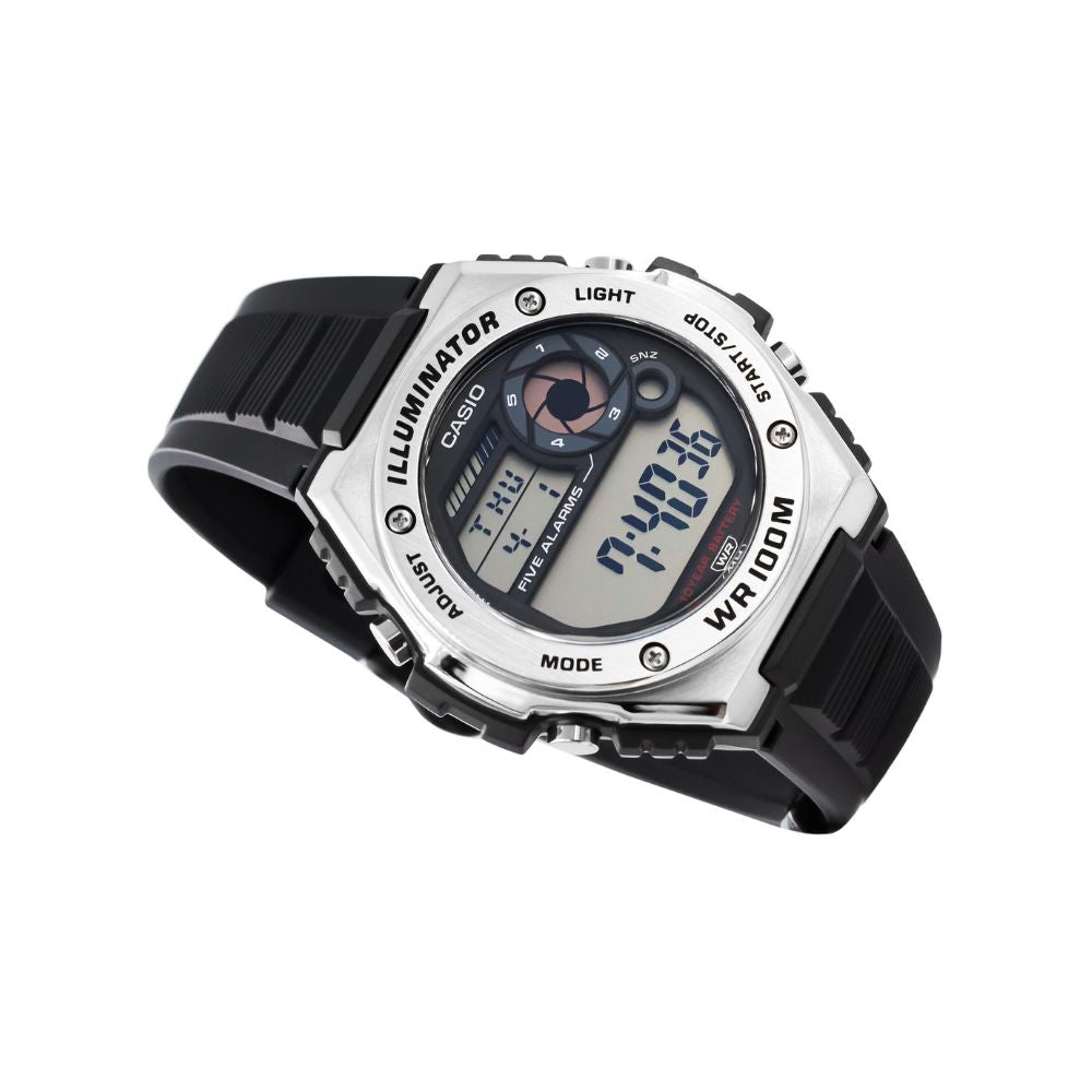 Casio Standard Illuminator Digital Resin Belt Watch MWD-100H-1AVDF