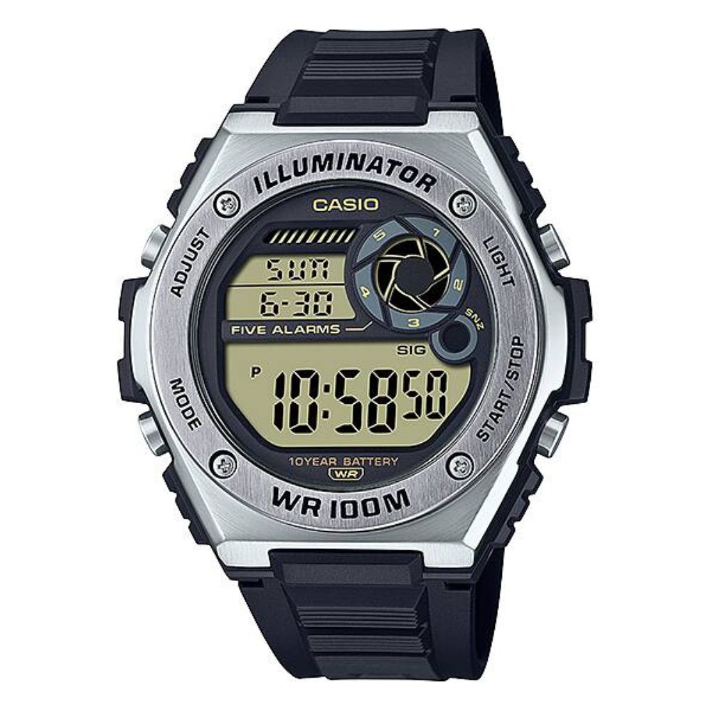 Casio Standard Illuminator Digital Resin Belt Watch MWD-100H-9AVDF