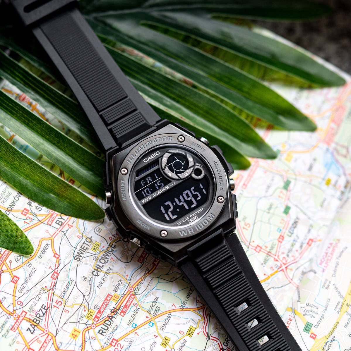 Casio Standard Illuminator Digital Resin Belt Watch MWD-100HB-1BVDF