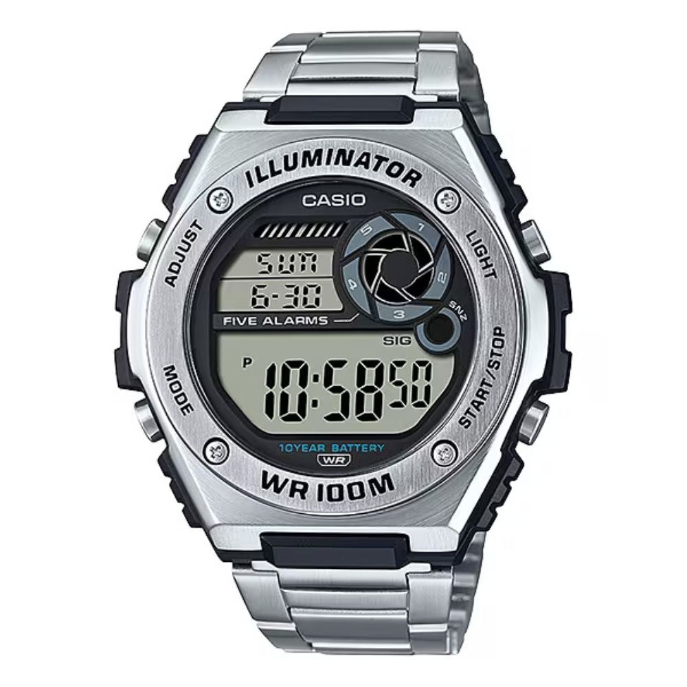 Casio Standard Illuminator Digital Chain Watch MWD-100HD-1AVDF