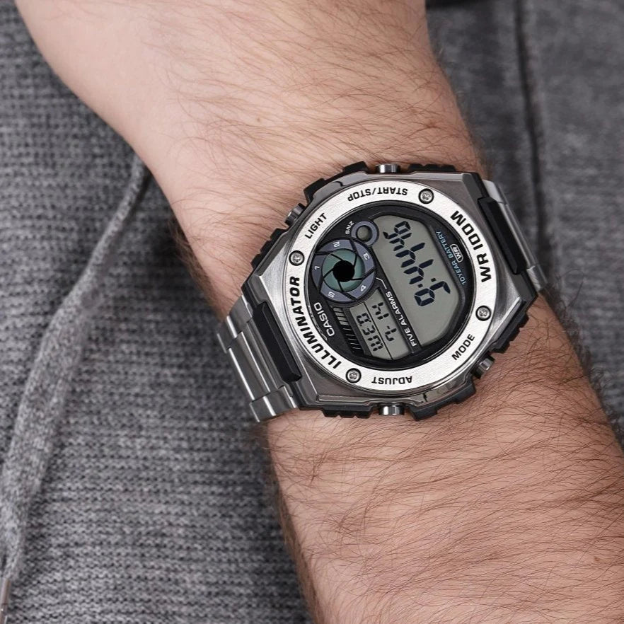 Casio Standard Illuminator Digital Chain Watch MWD-100HD-1AVDF