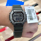 Casio Standard Illuminator Digital Resin Belt Watch MWD-110H-3AVDF