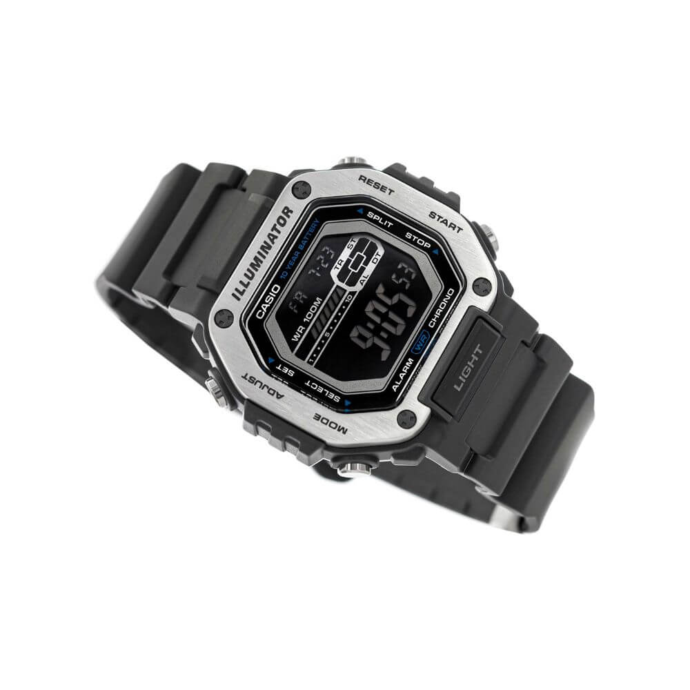 Casio Standard Illuminator Digital Resin Belt Watch MWD-110H-8BVDF