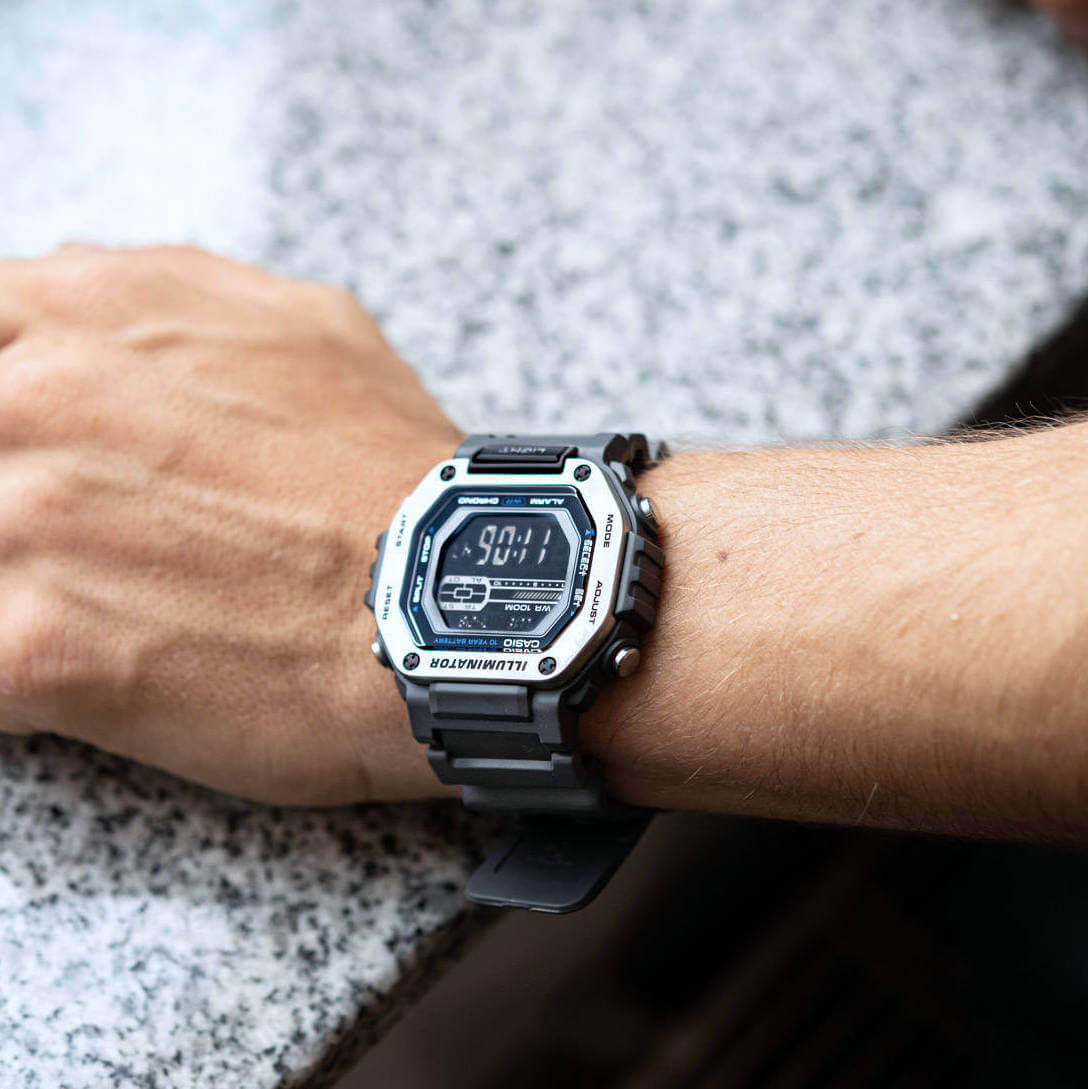 Casio Standard Illuminator Digital Resin Belt Watch MWD-110H-8BVDF