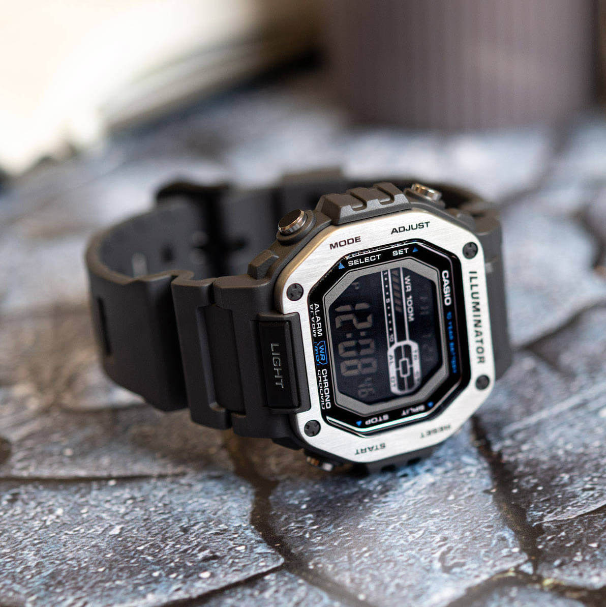 Casio Standard Illuminator Digital Resin Belt Watch MWD-110H-8BVDF