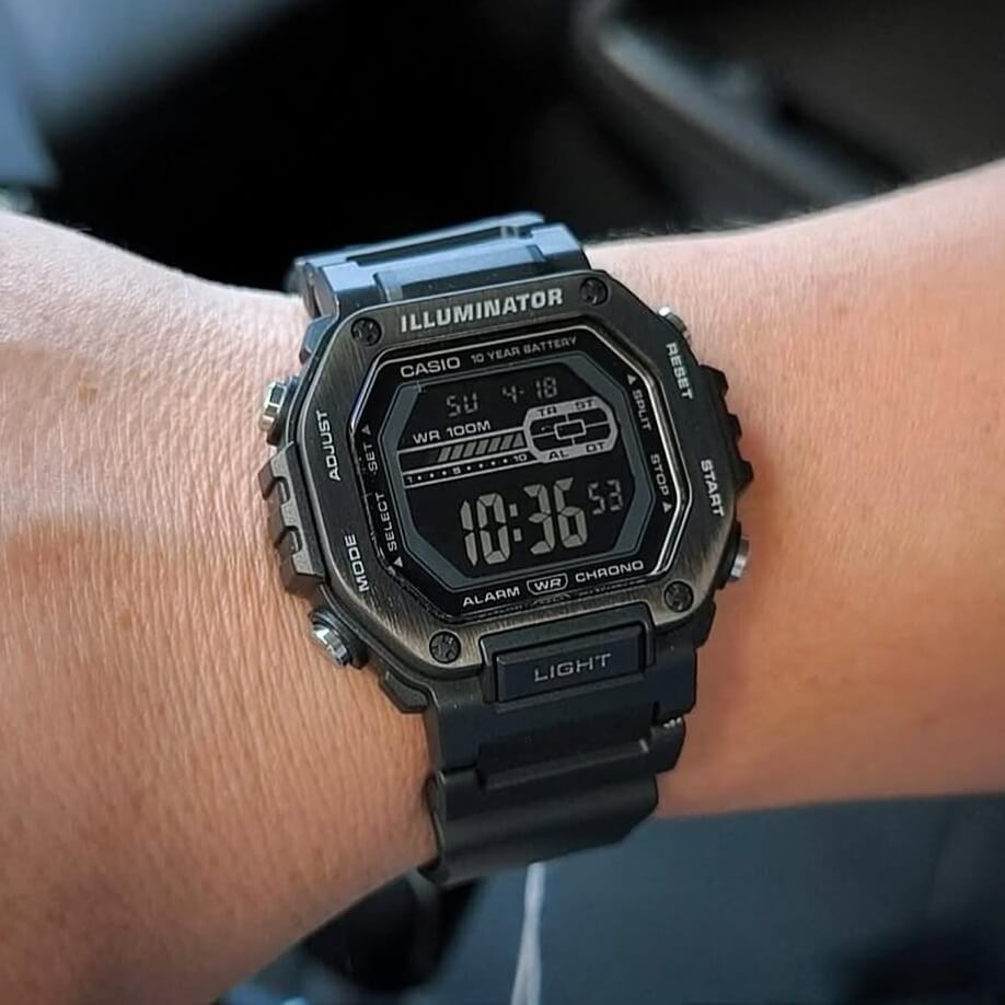 Casio MWD-110HB-1BVDF Illuminator Digital Men’s Resin Watch