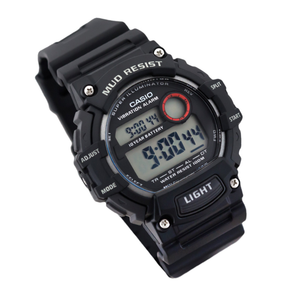 Casio Standard Mud Resist Sports Resin Belt Watch TRT-110H-1AVCF