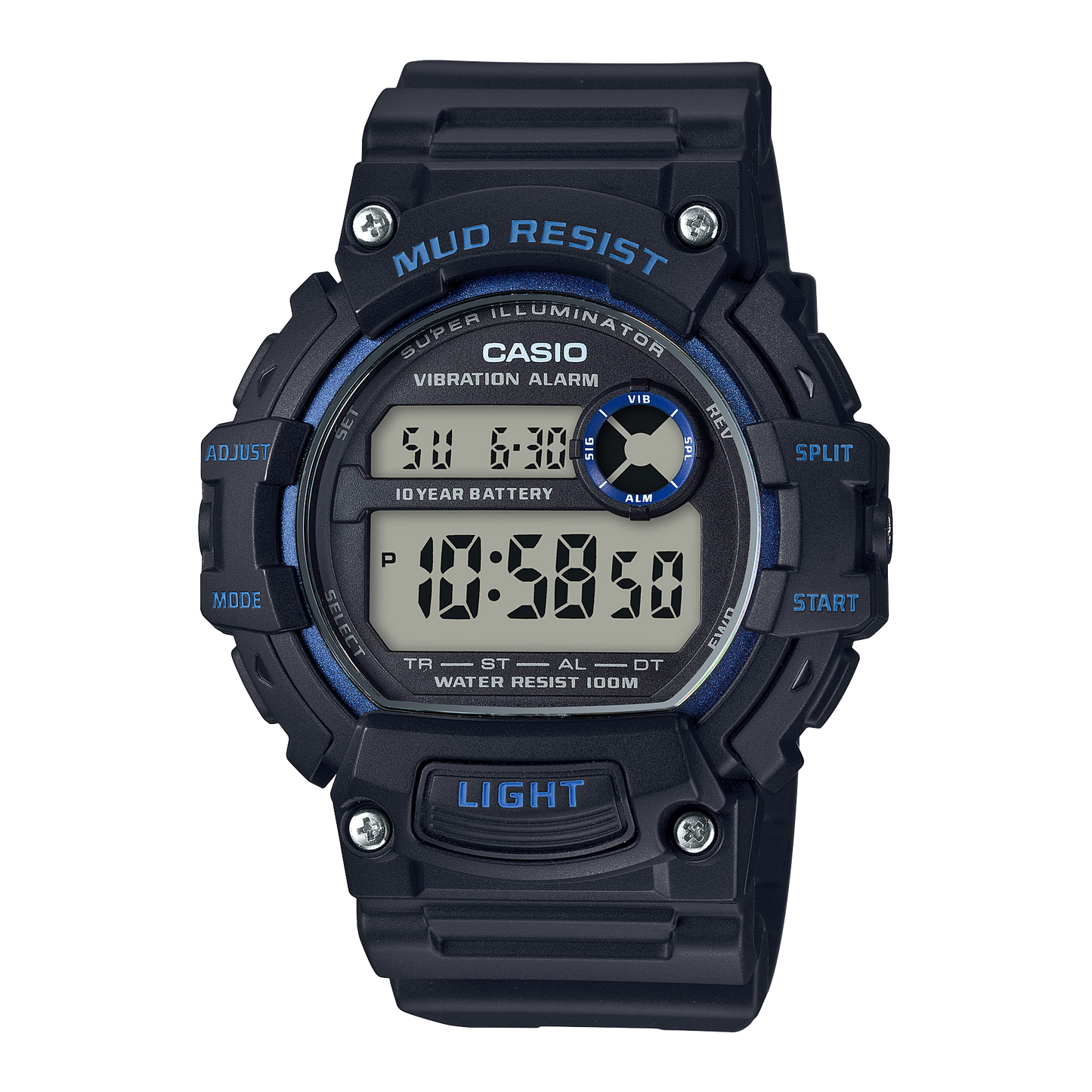 Casio Standard Mud Resist Sports Resin Belt Watch TRT-110H-2AVCF