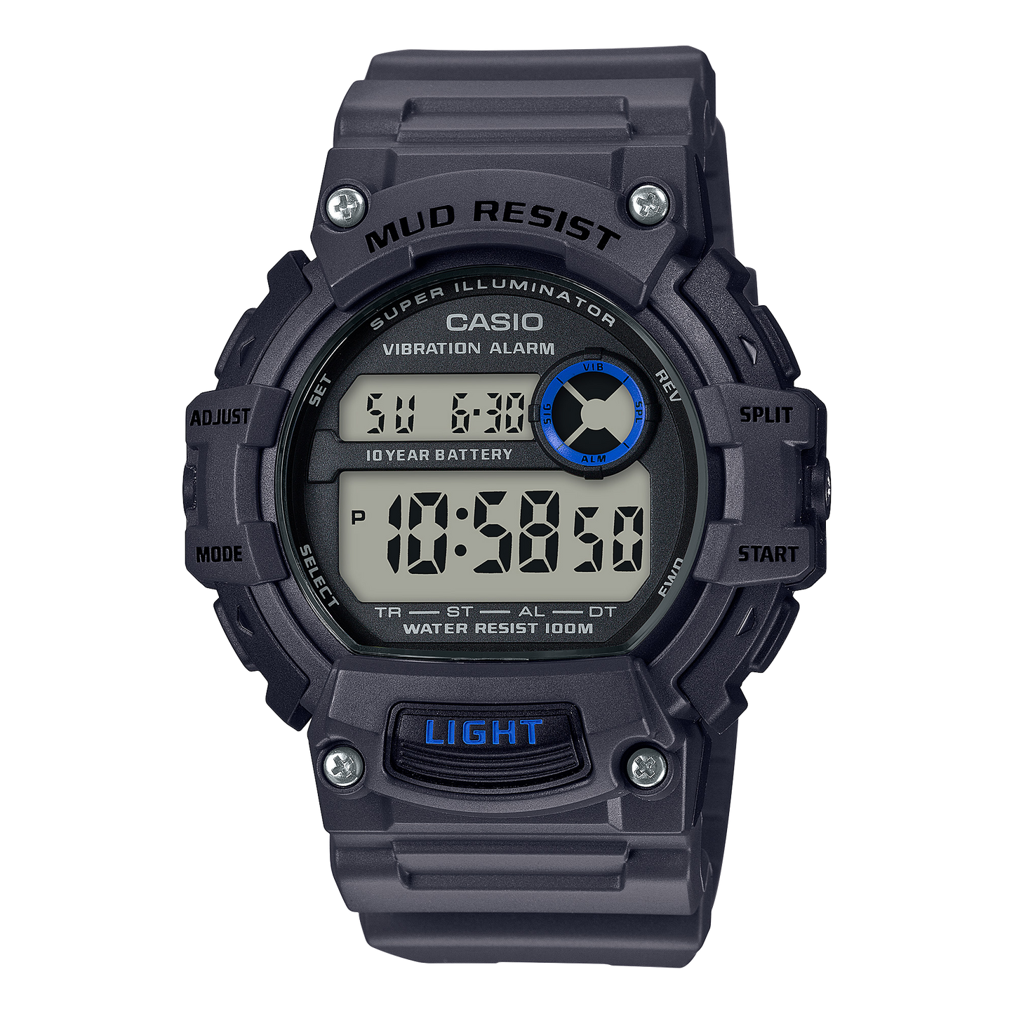 Casio Standard Mud Resist Sports Resin Belt Watch TRT-110H-8AVCF