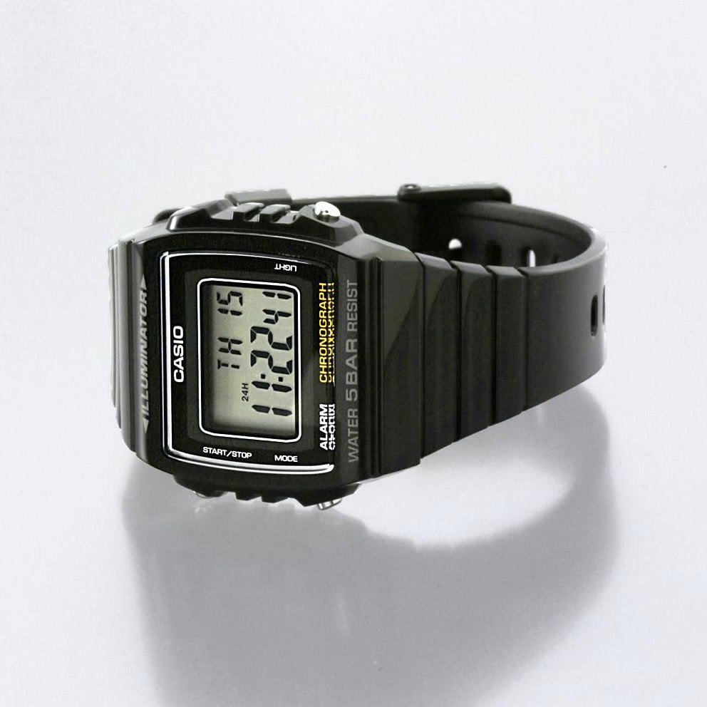 Casio Youth Illuminator Digital Resin Belt Watch W-215H-1AVDF