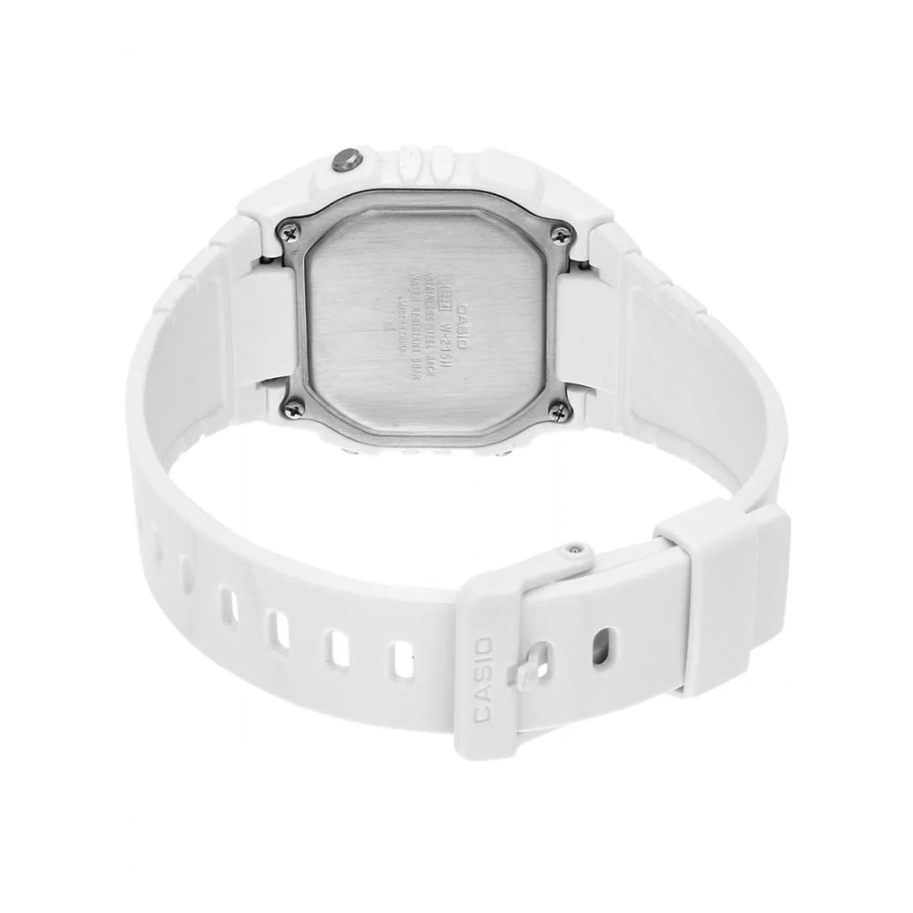 Casio Youth Illuminator Digital Resin Belt Watch W-215H-7A2VDF