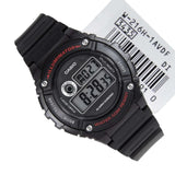 Casio Youth Illuminator Digital Resin Belt Watch W-216H-1AVDF