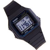 Casio Youth Illuminator Digital Resin Belt Watch W-217H-1AVDF