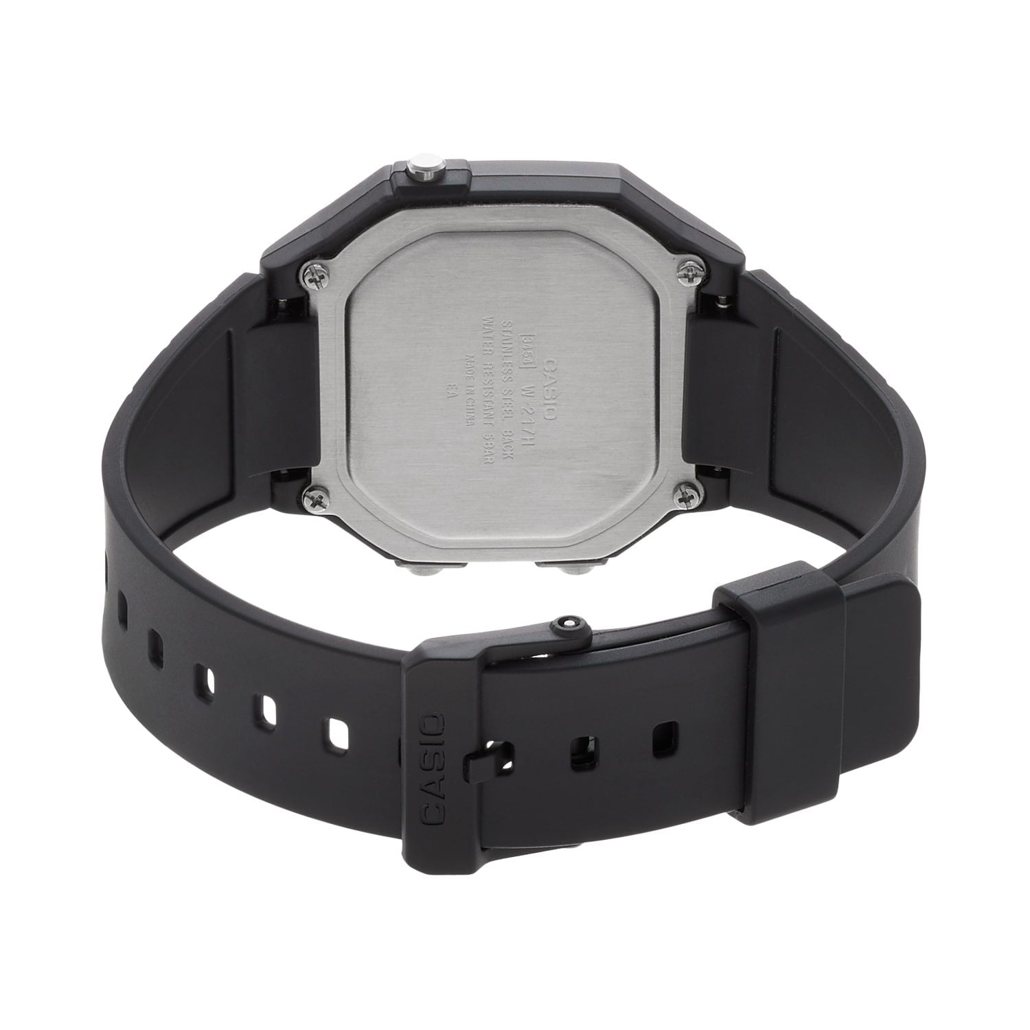 Casio Youth Illuminator Digital Resin Belt Watch W-217H-1AVDF