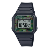 Casio Youth Illuminator Digital Resin Belt Watch W-217H-3BVDF