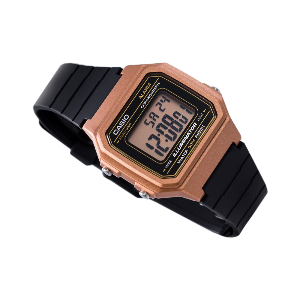 Casio Youth Illuminator Digital Resin Belt Watch W-217HM-5AVDF
