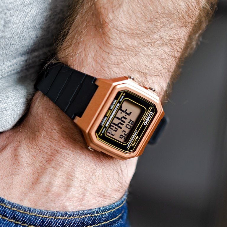 Casio Youth Illuminator Digital Resin Belt Watch W-217HM-5AVDF