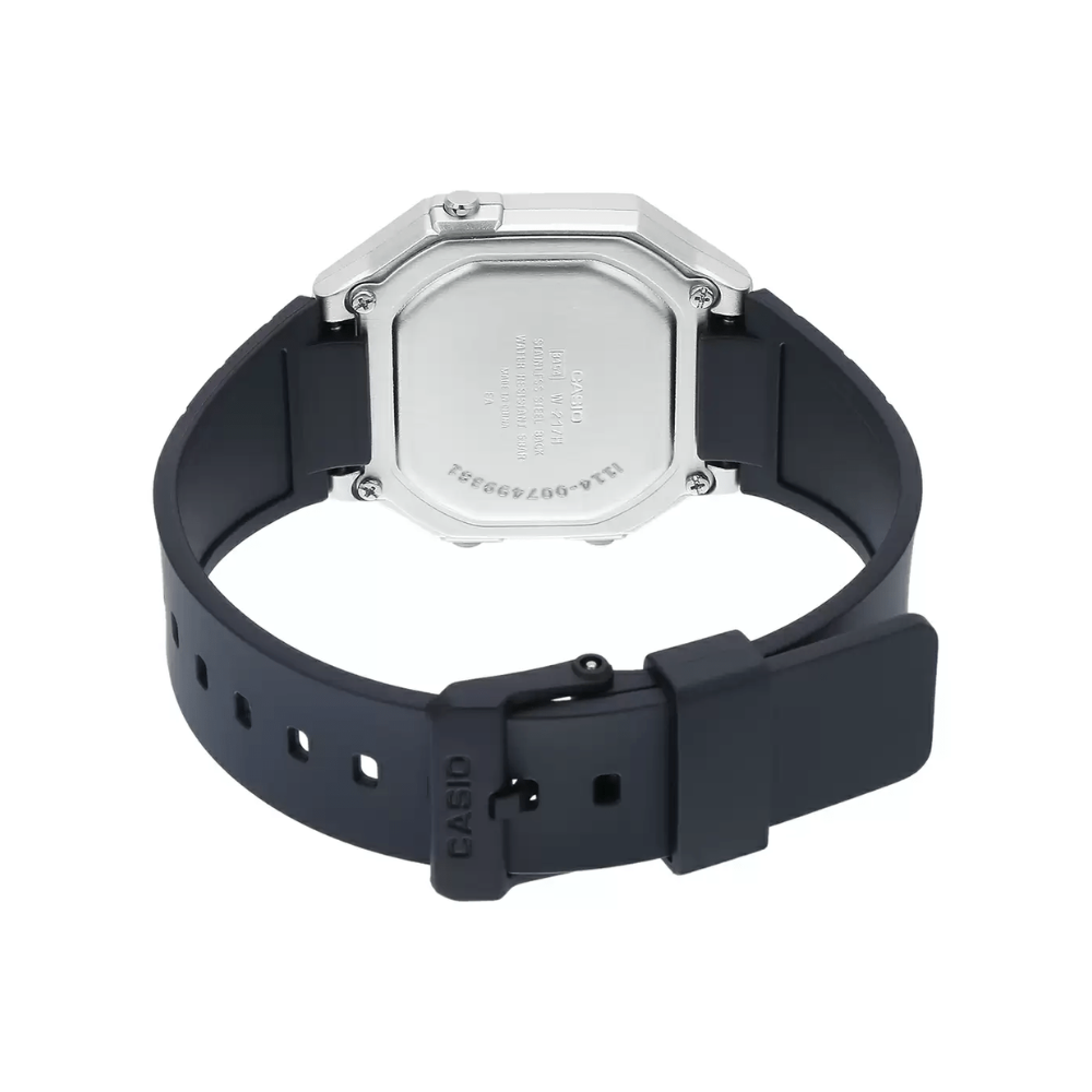 Casio Youth Illuminator Digital Resin Belt Watch W-217HM-7BVDF