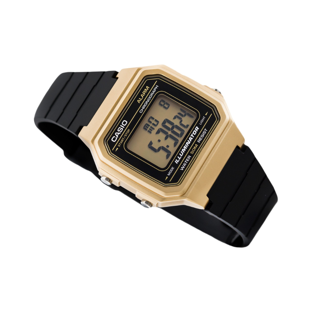 Casio Youth Illuminator Digital Resin Belt Watch W-217HM-9AVDF