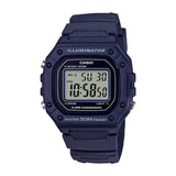 Casio Youth Digital Resin Belt Watch W-218H-2AVDF