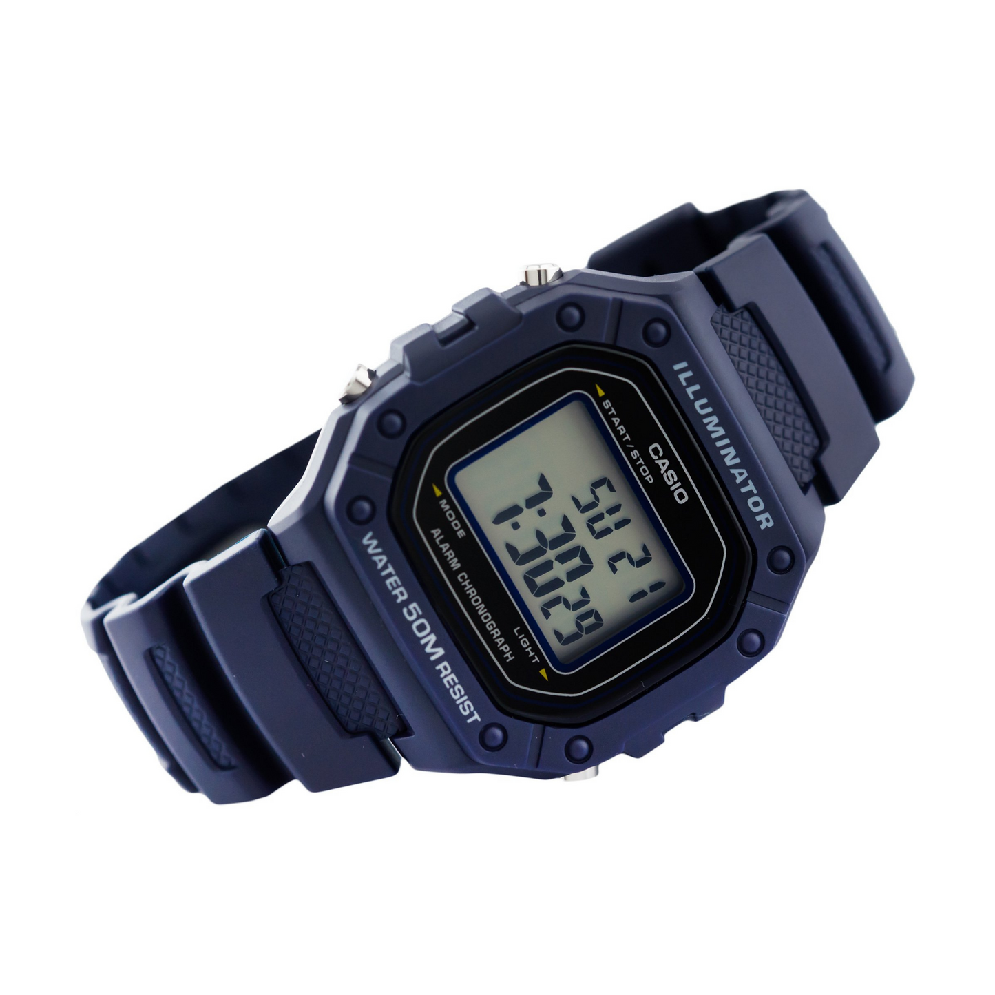 Casio Youth Digital Resin Belt Watch W-218H-2AVDF