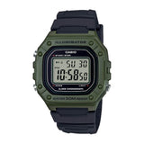 Casio Youth Digital Resin Belt Watch W-218H-3AVDF