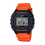 Casio Youth Digital Resin Belt Watch W-218H-4B2VDF