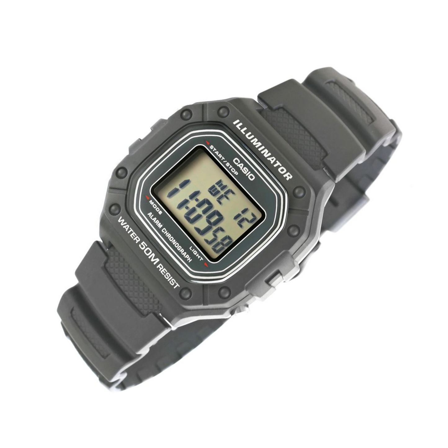 Casio Youth Digital Resin Belt Watch W-218H-8AVDF