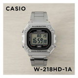 Casio Youth Digital Chain Watch W-218HD-1AVDF