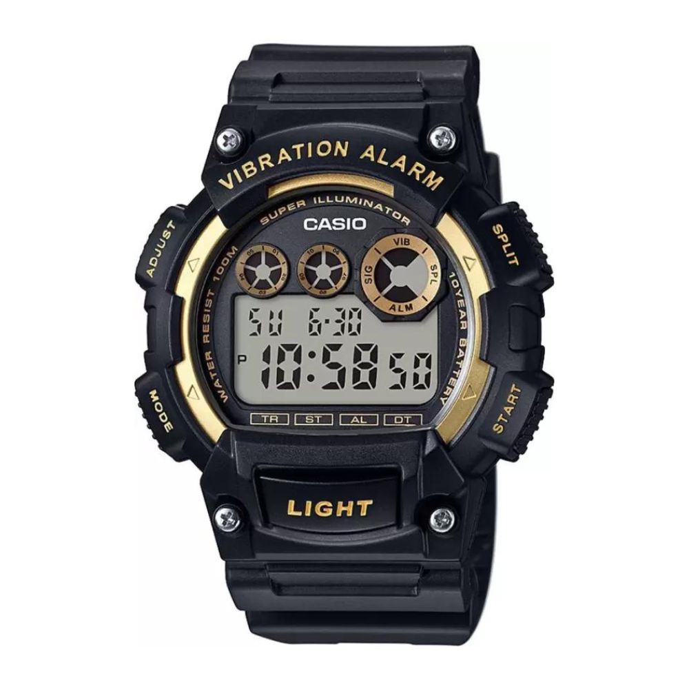 Casio Standard Vibration Alarm Digital Resin Belt Watch W-735H-1A2VDF