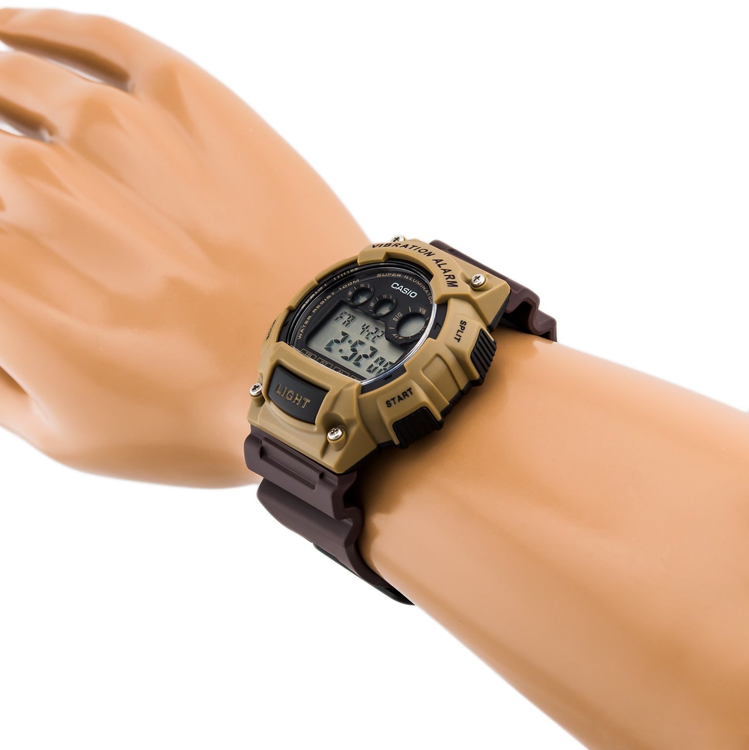 Casio Standard Vibration Alarm Digital Resin Belt Watch W-735H-5AVDF