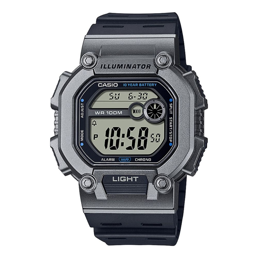 Casio Youth Illuminator Sports Resin Belt Watch W-737H-1A2VDF