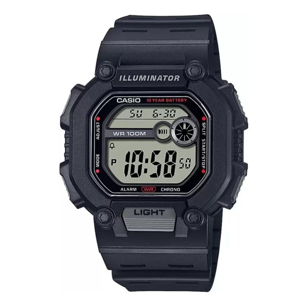 Casio Youth Illuminator Sports Resin Belt Watch W-737H-1AVDF