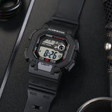 Casio Youth Illuminator Sports Resin Belt Watch W-737H-1AVDF