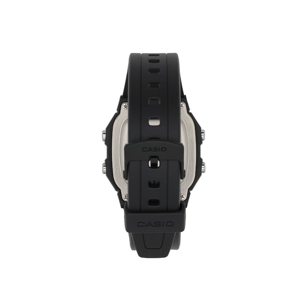 Casio Youth Dual Time Digital Resin Belt Watch W-800H-1BVDF