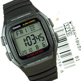 Casio Youth Dual Time Digital Resin Belt Watch W-96H-1BVDF