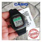 Casio Youth Dual Time Digital Resin Belt Watch W-96H-3AVDF