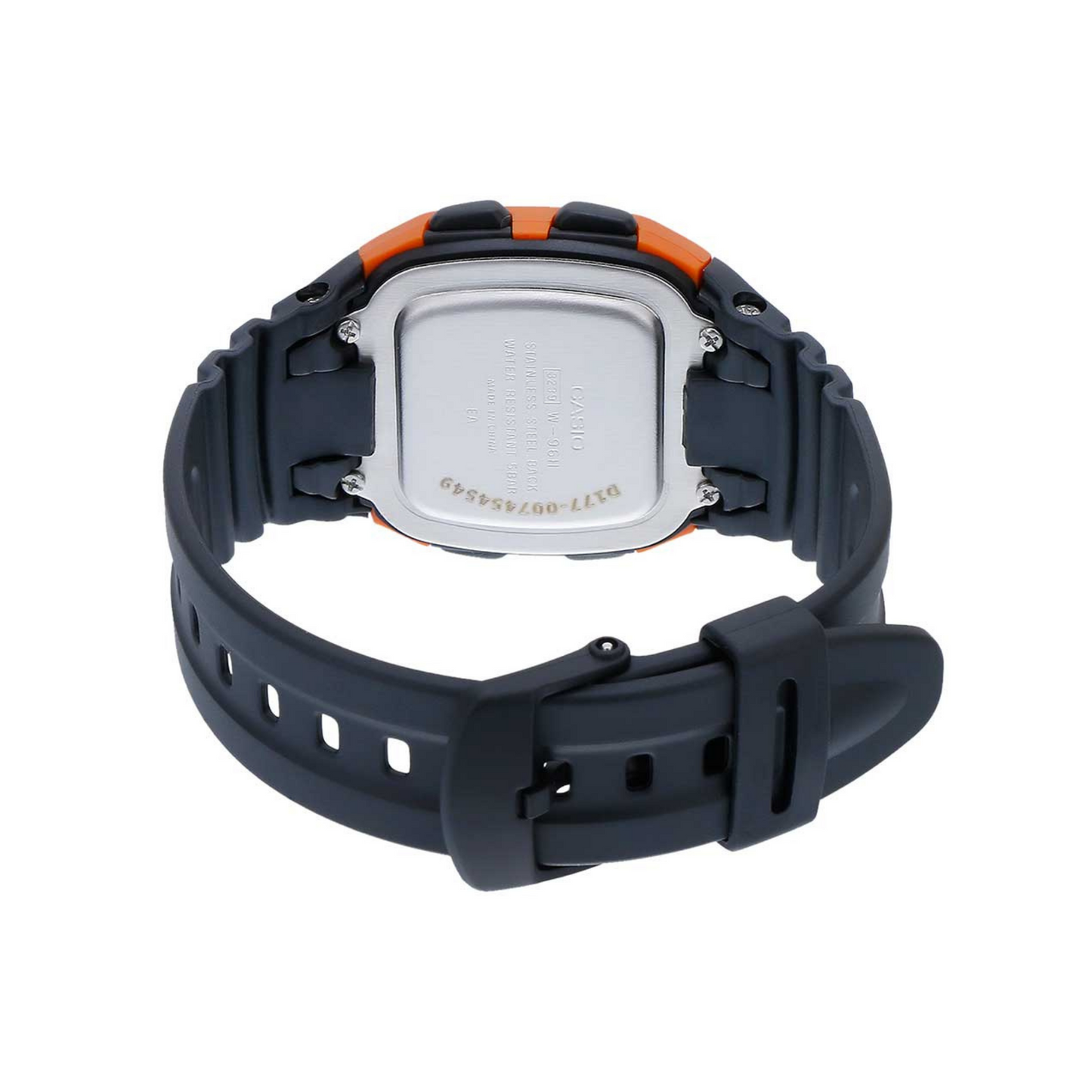 Casio Youth Dual Time Digital Resin Belt Watch W-96H-4A2VDF