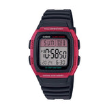 Casio Youth Dual Time Digital Resin Belt Watch W-96H-4AVDF