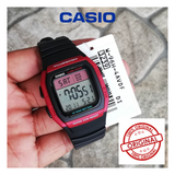 Casio Youth Dual Time Digital Resin Belt Watch W-96H-4AVDF