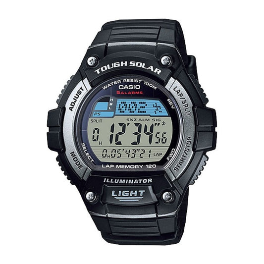 Casio Youth Tough Solar Digital Resin Belt Watch W-S220-1AVDF