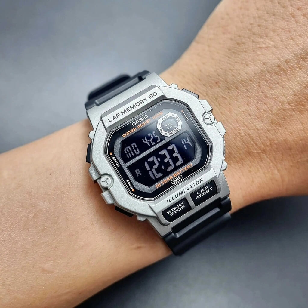 Casio Standard Illuminator Digital Resin Belt Watch WS-1400H-1BVDF